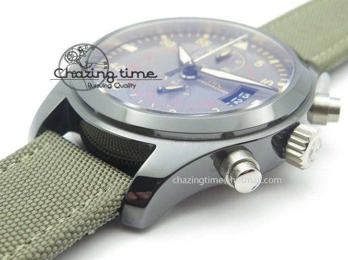 MIROTIME 0707 Pilot Top Gun Miramar IWC388002 ZF 1:1 Best Edition Ceramic Case On Nylon Strap A Practical 7345